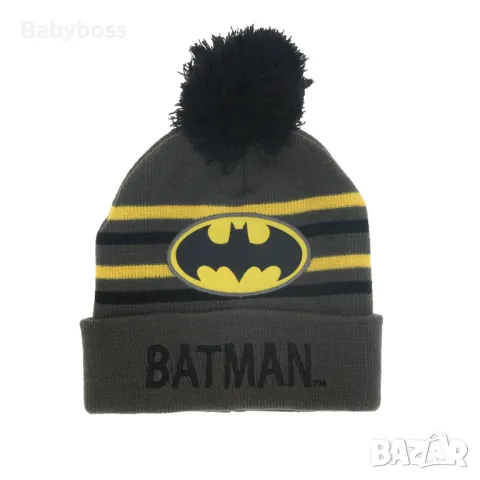 Зимна шапка за момче Батман, снимка 2 - Шапки, шалове и ръкавици - 47591047