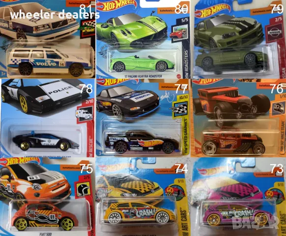 Метални колички Hot Wheels Хот Уиилс в мащаб 1:64 От различни години 2, снимка 4 - Колекции - 48173303