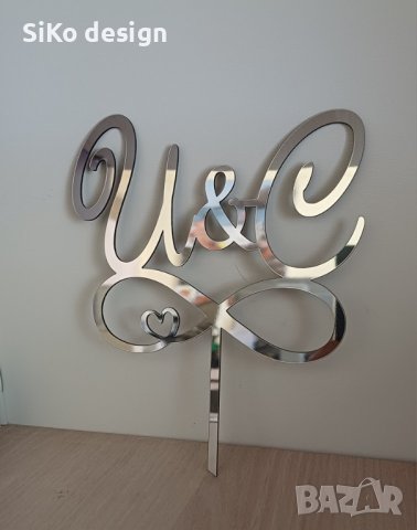 Сватбен топер за торта