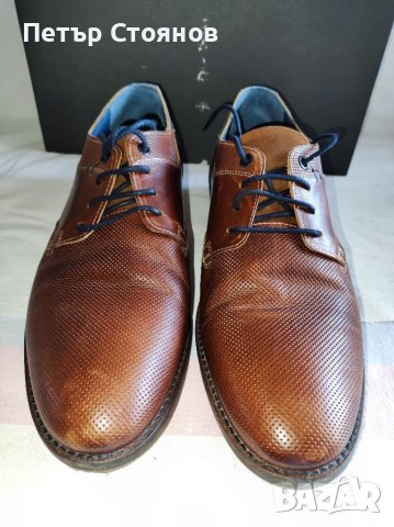 Стилни мъжки официални обувки от естествена кожа Oliver Jacob №43, снимка 3 - Официални обувки - 37270207