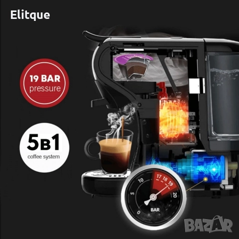 Иновативна кафемашина 5в1, снимка 11 - Кафемашини - 52464956