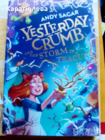 Детска книга на английски Yesterday Crumb and the Storm in a Teacup
