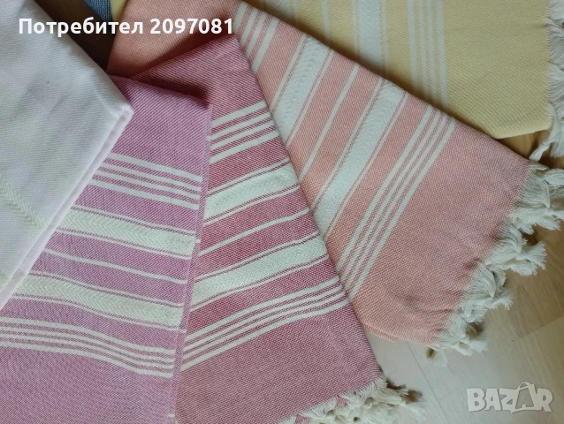 Пещемал тънки памучни кърпи за плаж , снимка 3 - Хавлиени кърпи - 50204749