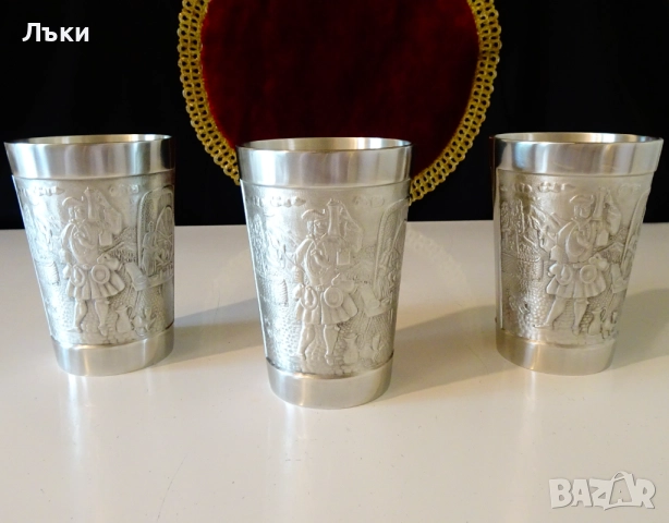 Калаена чаша,халба,картини със стари занаяти. , снимка 13 - Антикварни и старинни предмети - 51704585