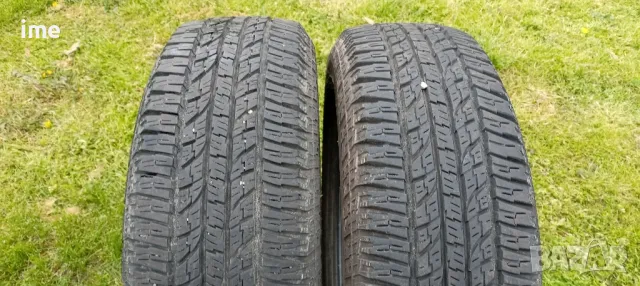 2бр летни джипови гуми 215/70R16. Yokohama Geolandar. DOT 2318. 8 мм дълбочина на шарката.