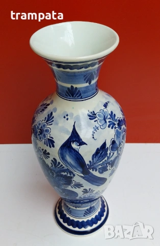 НАЙ ДОБРАТА ОФЕРТА Оригинална порцеланова  ваза Delft , снимка 2 - Антикварни и старинни предмети - 53306762