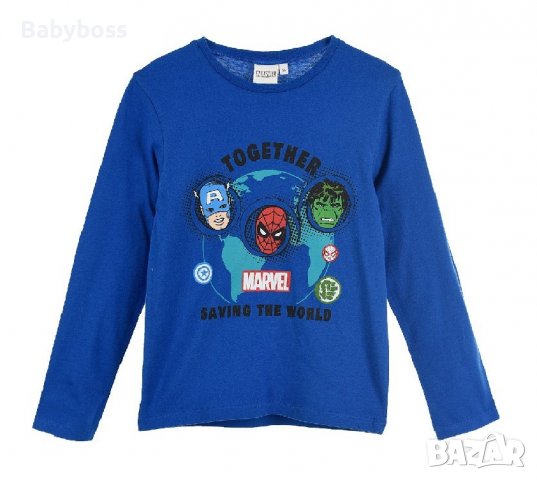 Блуза за момче с герои Marvel Avengers, снимка 1 - Детски Блузи и туники - 38203898