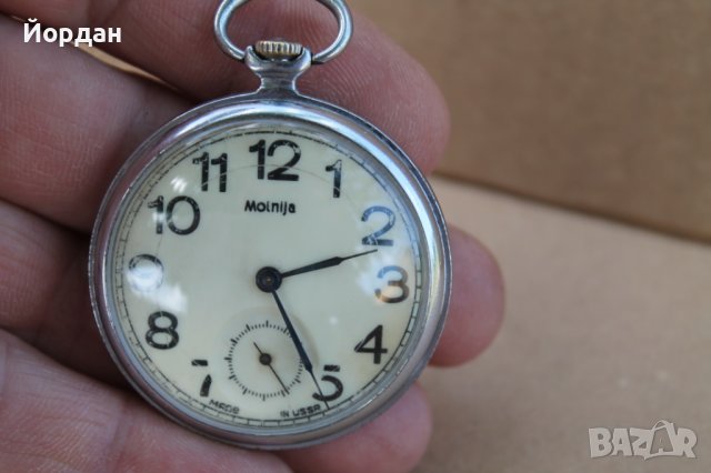 Руски часовник Мълния , снимка 7 - Джобни - 37126520
