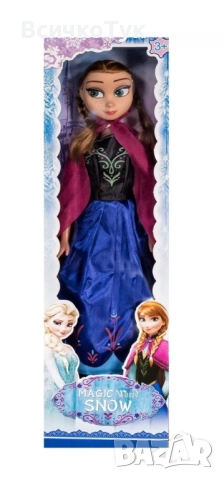 ✨ Музикална кукла Анна от Замръзналото кралство (54см) 