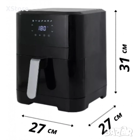 Фритюрник с горещ въздух Sokany SK-ZG-8043, 8л., 2000W, снимка 10 - Фритюрници - 52437316