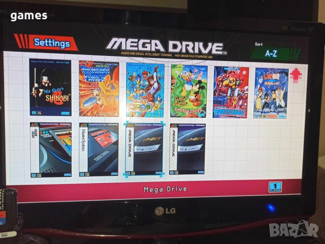 Sega Mega Drive Mini W + Комплект аксесоари Tower of Power (Megadora Tower), снимка 4 - Други игри и конзоли - 47044533