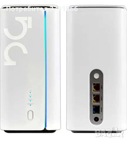 UOTEK 5G CPE рутер със слот за SIM карта, NSA SA WiFi 6 5G Двубандов клетъчен модем