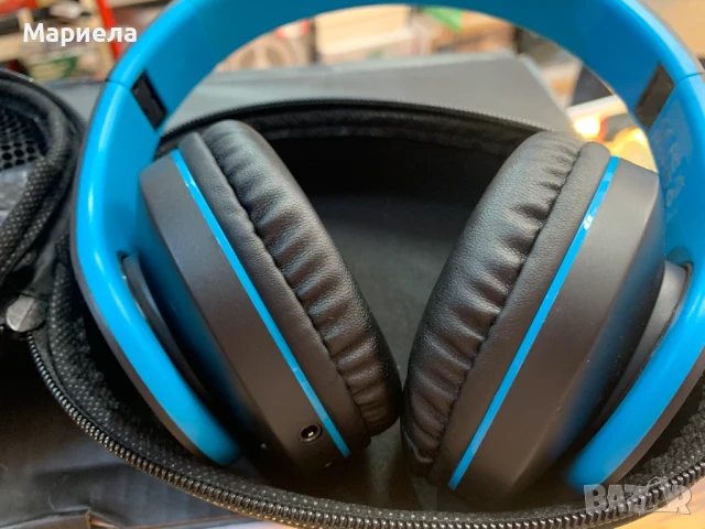 Bluetooth слушалки сгъваеми безжични и кабелни / Micro SD/TF, FM, снимка 6 - Bluetooth слушалки - 51249427