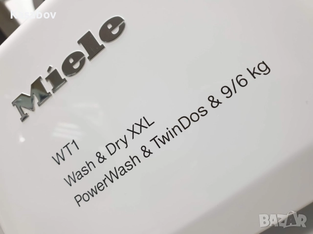 XXL 9кг/6кг Miele WT1 Пералня със Сушилня TwinDos Миеле 12м Гаранция, снимка 3 - Перални - 52600364