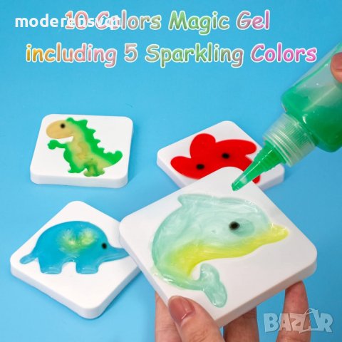 3D магически гелове с водни животни Magic Water ELF, снимка 3 - Рисуване и оцветяване - 39388317