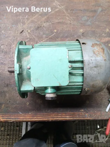 Трифазен ел мотор 0,55кв 1400об., снимка 2 - Електродвигатели - 50061655