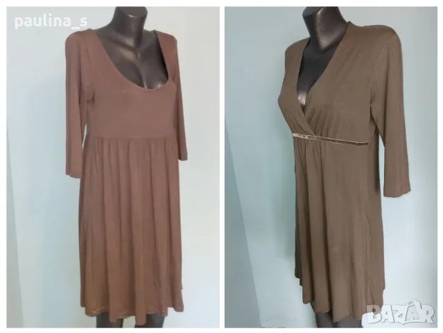 Два броя / Еластична рокля с високо поставена талия "Н&М" и "Street one" / голям размер 