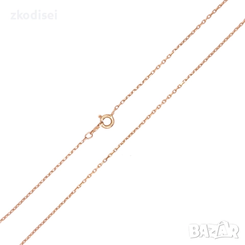 Златен синджир 3,92гр. 54,0см. 18кр. проба:750 модел:34346-1, снимка 2 - Колиета, медальони, синджири - 51755736