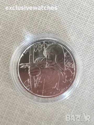 1 унция Сребърна монета 825 години Австрийски монетен двор - Робин Худ 2019 г , снимка 6 - Нумизматика и бонистика - 47546507