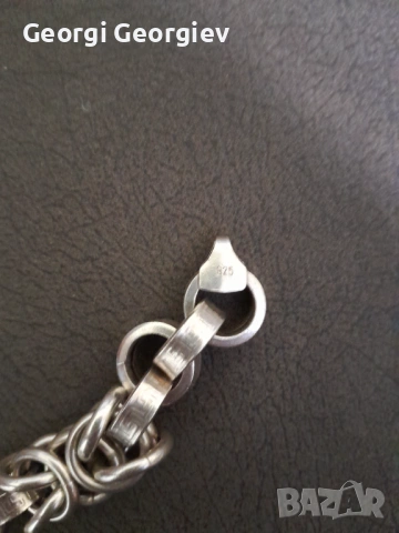 Продавам масивен сребърен ланец, снимка 9 - Колиета, медальони, синджири - 53459743