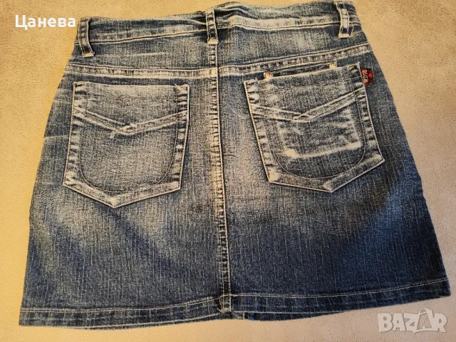 Дънкова пола, снимка 2 - Поли - 47479087