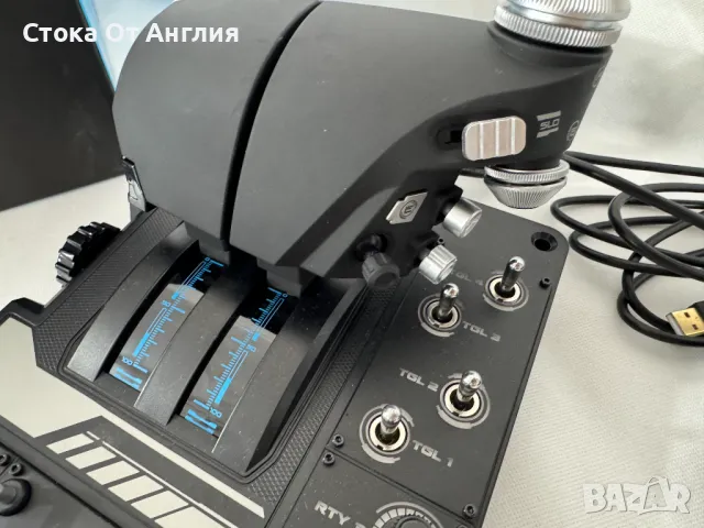 Джойстик контролер Logitech X56 HOTAS , снимка 5 - Аксесоари - 49977132