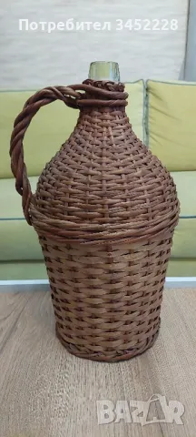 дамаджана плетена ретро отлична височина 40см , снимка 1