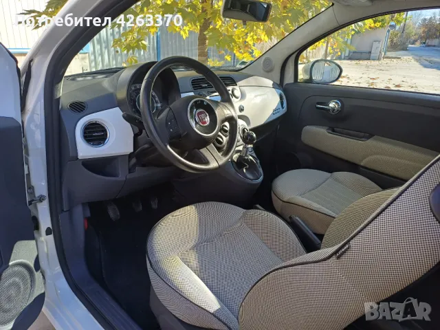 FIAT 500 1.2 бензин, снимка 7 - Автомобили и джипове - 47984612