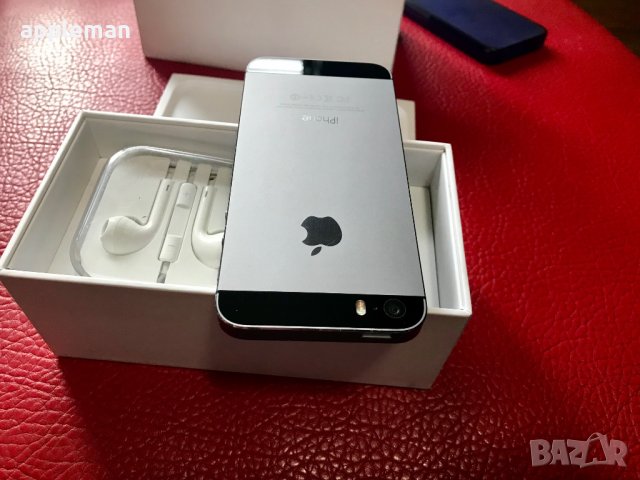 Apple iPhone 5s 16Gb Space gray Фабрично отключен Айфон телефон, снимка 4 - Apple iPhone - 36352239