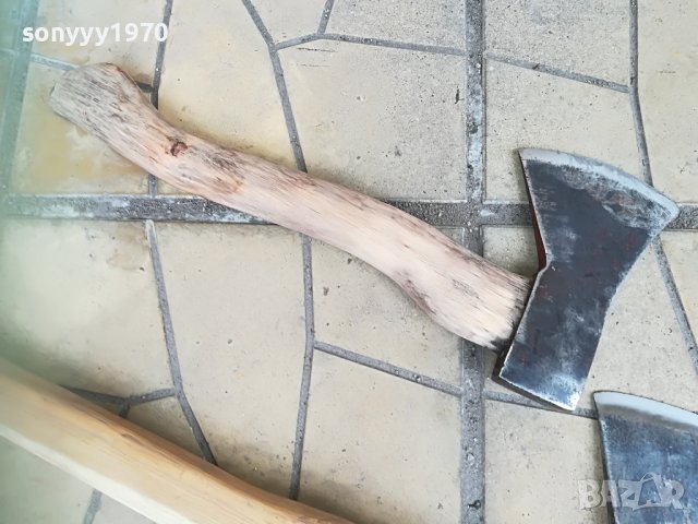 поръчани-брадви острилки 2бр голяма и малка 2101231712, снимка 6 - Антикварни и старинни предмети - 39384992