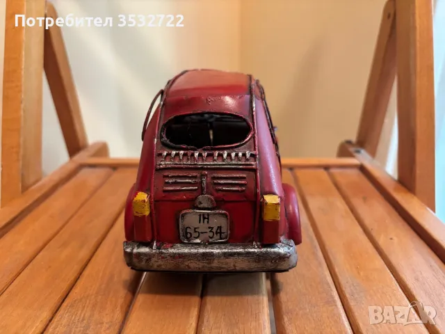 Ламаринена количка за декорация , снимка 4 - Колекции - 50410694