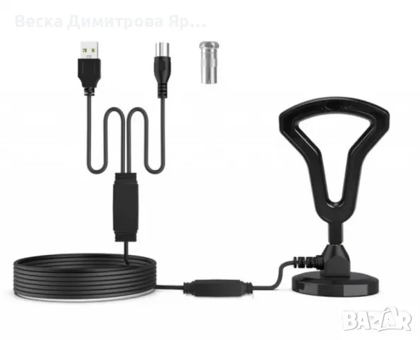 Цифрова антена HDTV с усилвател и магнитна основа, 36 DBI, снимка 7 - Ресийвъри, усилватели, смесителни пултове - 49432153