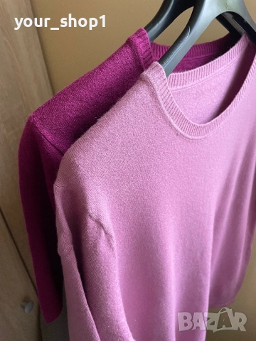 6 цвята дамска блуза с къс ръкав финно машинно плетиво големи размери , снимка 8 - Блузи с дълъг ръкав и пуловери - 51840203