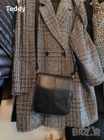 Елегантна дамска чанта, мека естествена кожа., снимка 12 - Чанти - 49008394