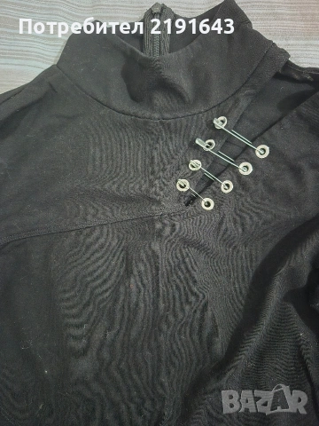 Alessa Алесса черна блуза, снимка 2 - Блузи с дълъг ръкав и пуловери - 53485387