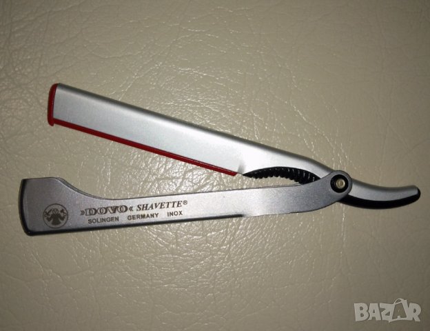DOVO Shavette бръснач със сменяеми ножчета, снимка 6 - Друго оборудване - 35550898