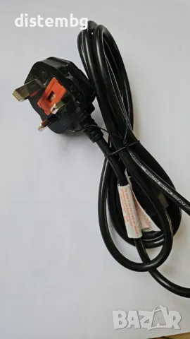 Захранващ кабел 3pin за лаптоп английски щепсел