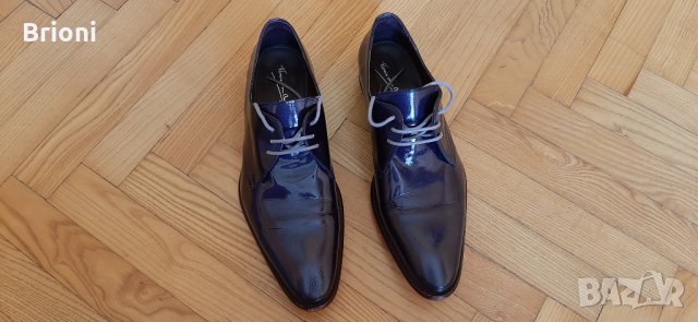 Floris Van Bommel мъжки обувки естествена кожа тъмно сини номер 44, снимка 5 - Официални обувки - 32904657