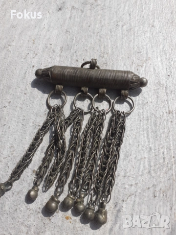 Стара муска трепка накит забодка носия етнография, снимка 4 - Антикварни и старинни предмети - 53333786