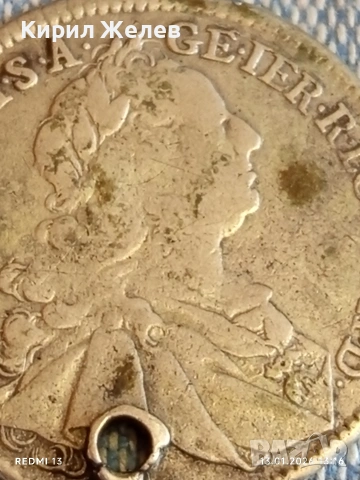 Сребърна монета 15 кройцера 1747г. Франц първи Австрия 52885, снимка 2 - Нумизматика и бонистика - 53084320