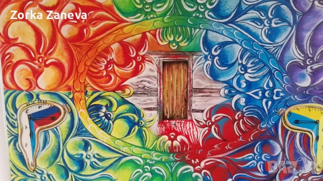 Картина,109см,79см,авторска., снимка 3 - Картини - 51674917