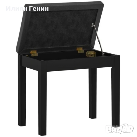 Пейка за пиано HOMCOM, тапицерия от изкуствена кожа