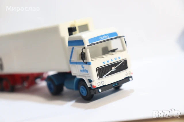 HERPA H0 1/87 MAN КАМИОН МОДЕЛ КОЛИЧКА TIR ТИР, снимка 6 - Колекции - 50593080