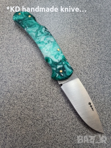 Сгъваем нож ръчно изработен от 1.4116 стомана, снимка 2 - Ножове - 52339386