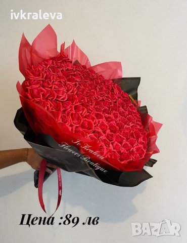 Букет от 101 червени рози , снимка 10 - Други стоки за дома - 39610351