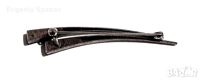 Старинна Сребърна Брошка от немският бижутер дизайнер Andreas Daub със зелени камъни., снимка 8 - Други - 52441153