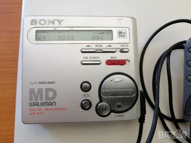 SONY MiniDisk MZ-R70, снимка 3 - Аудиосистеми - 50187422