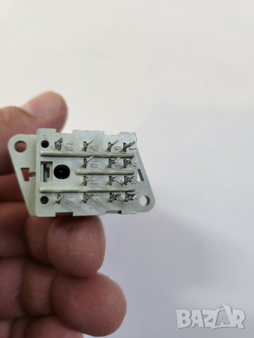 Марково Австрийско индустриално Реле Tele haase RM 024LD 24 V DC,6А -4н.о - позлата, цокъл за платка, снимка 3 - Резервни части за машини - 40014242