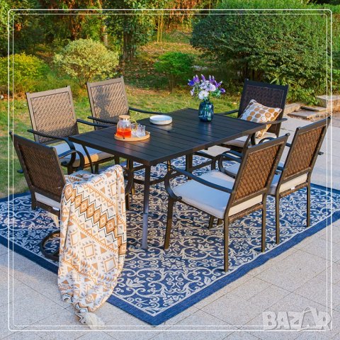 ПРОМОЦИЯ Голяма трапезна маса за външна употреба PV-326, снимка 5 - Градински мебели, декорация  - 38955085