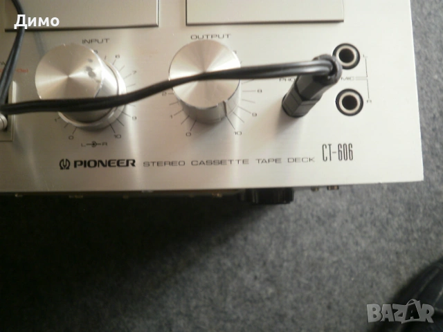 дек касетен Pioneer CT606- изправен, снимка 3 - Декове - 53576847